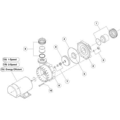 Speck Pumps Model E75, Spa Pump