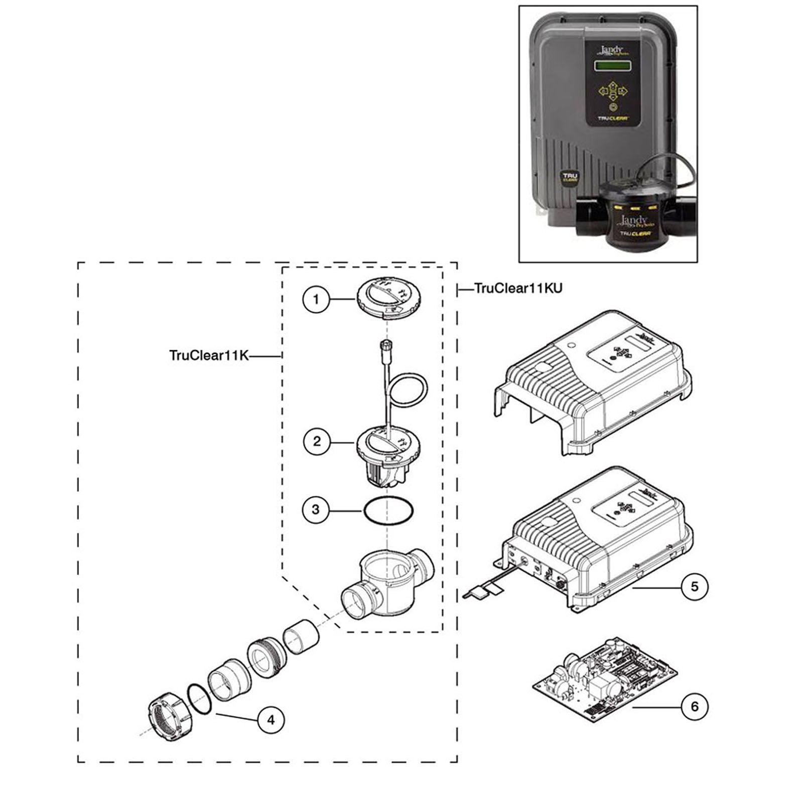 Zodiac TruClear Salt Chlorinator