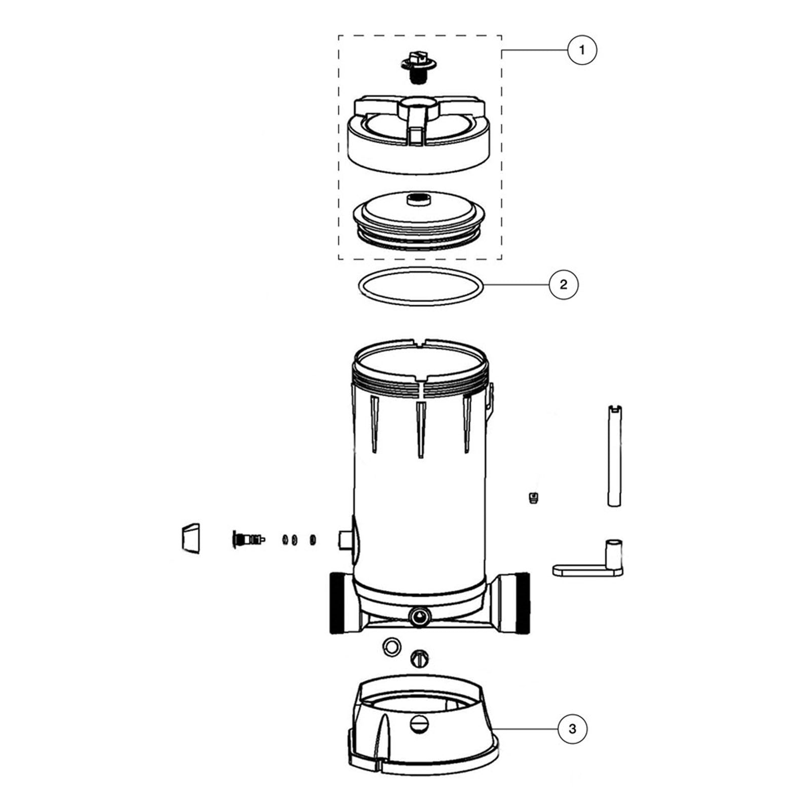 Jacuzzi JAC90 Inline Chlorinator