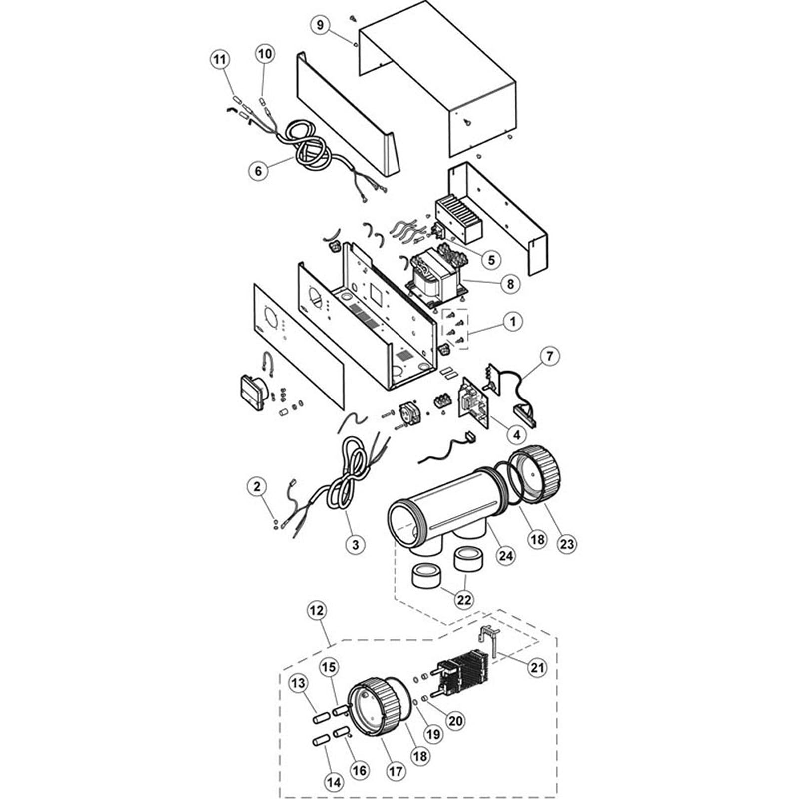 Zodiac Clearwater C-Series Salt Chlorine Generator