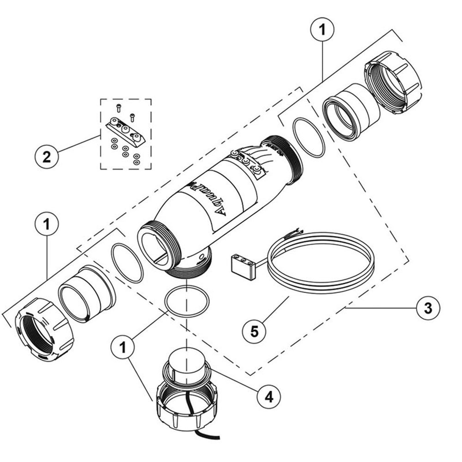 PureLink 3-Port Cell with 2" to 2-1/2" Universal Unions