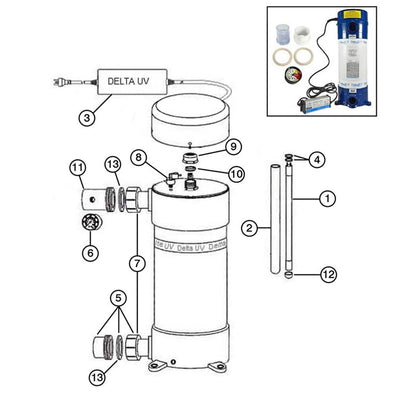 Delta UV, E/ES Series UV Sanitizer/Clarifier System