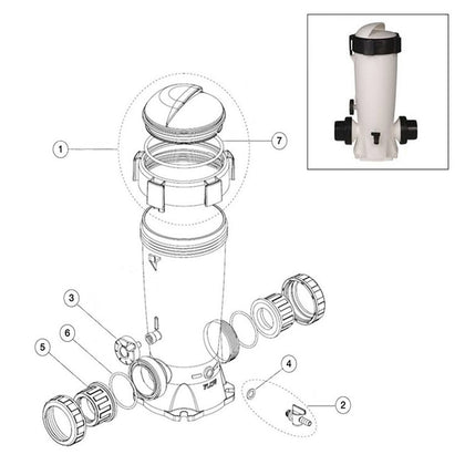 Astral Automatic Chemical Feeder, In-Line