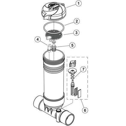 Waterway In-line Chlorinator (after 2002)