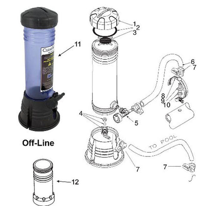 Waterway Off-line Chlorinator