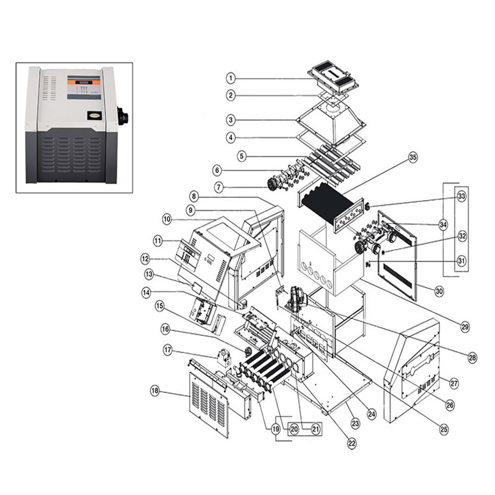 Jacuzzi J-HN250C/400C LoNox Natural Gas Heater