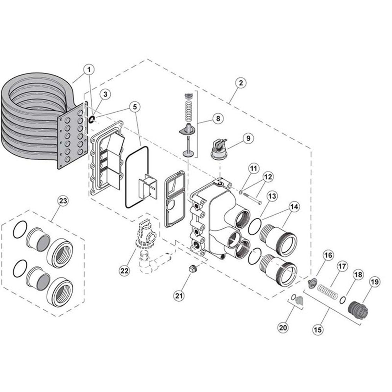 Pentair MasterTemp Gas Heater Water System