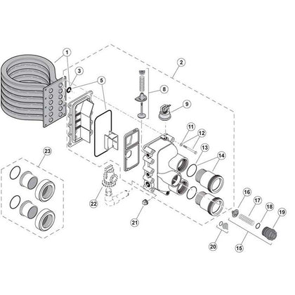 Pentair MasterTemp Gas Heater Water System