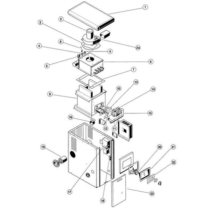 Hayward H-Series Above Ground Induced Part Draft Heater