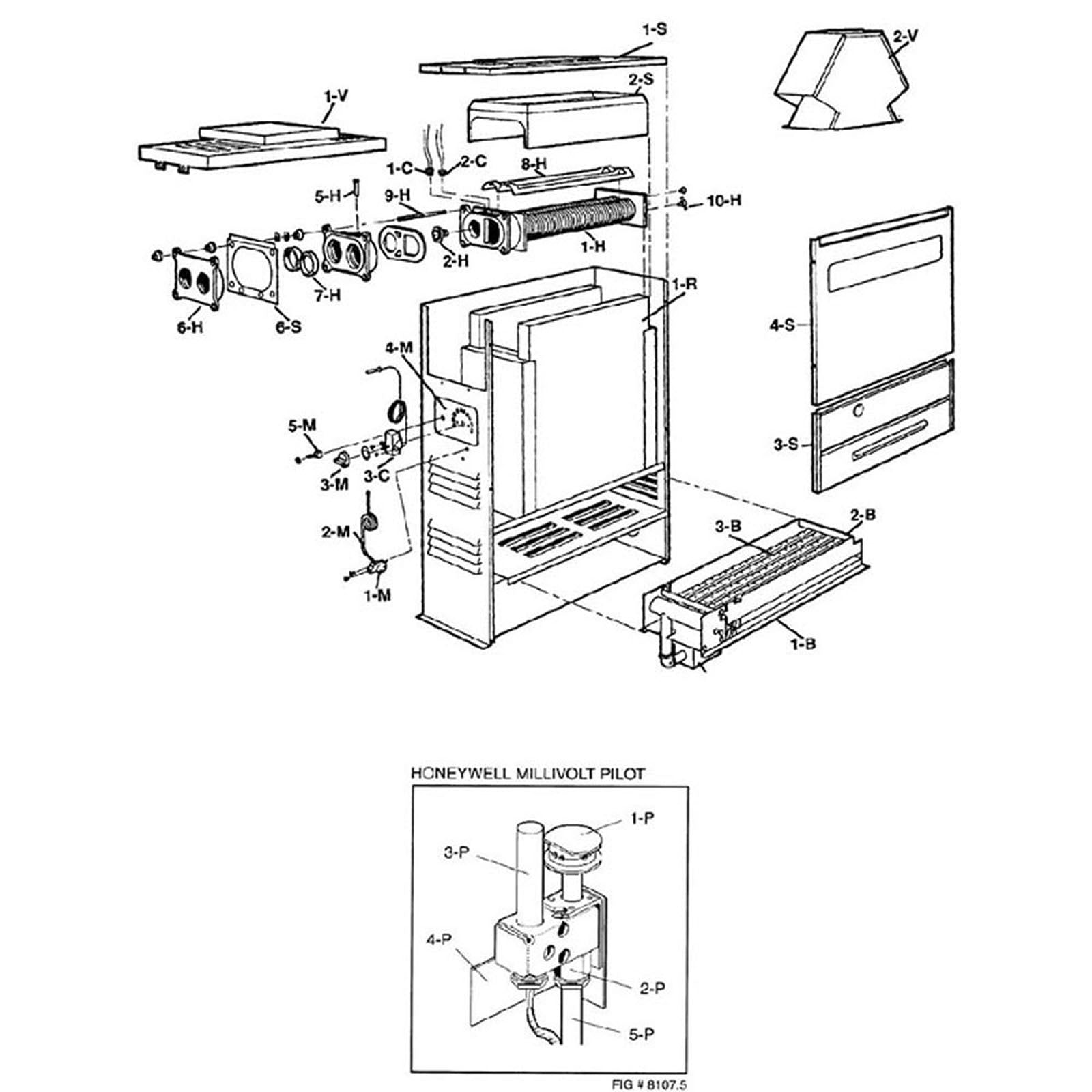 Raypak 53 Model Gemini & Spa-Pak Heater (Mfg 1982-84)