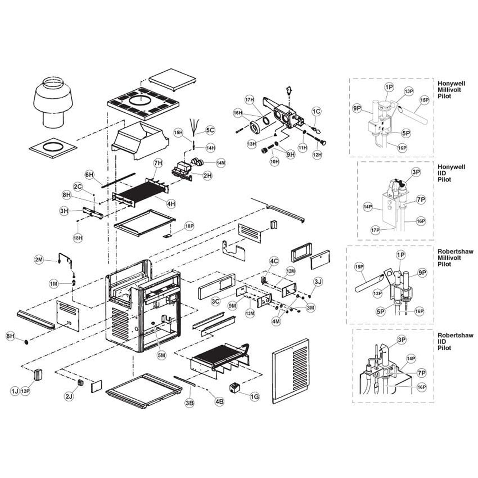 Raypak R185, R265, R335, R405 (11-01-93 thru 11-01-98)