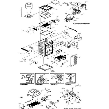 Raypak RP2100 Digital 185 - 405 Model Heaters (11-01-98 +)