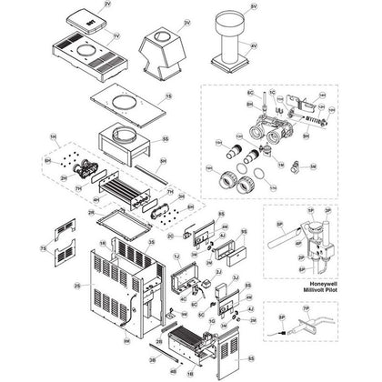 Raypak Model 130A Millivolt & DSI Gas Heater 10/3/05–Current