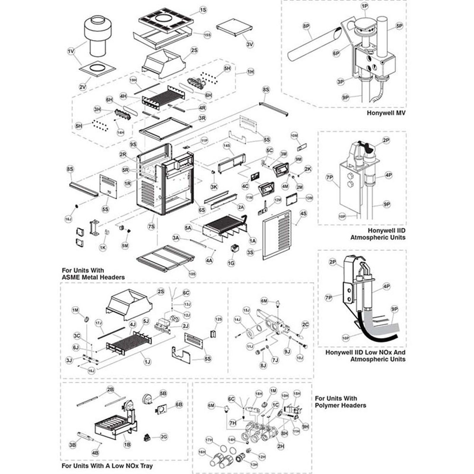 Raypak RP2100 Digital Gas Models R185B, R265B, R335B, R405B