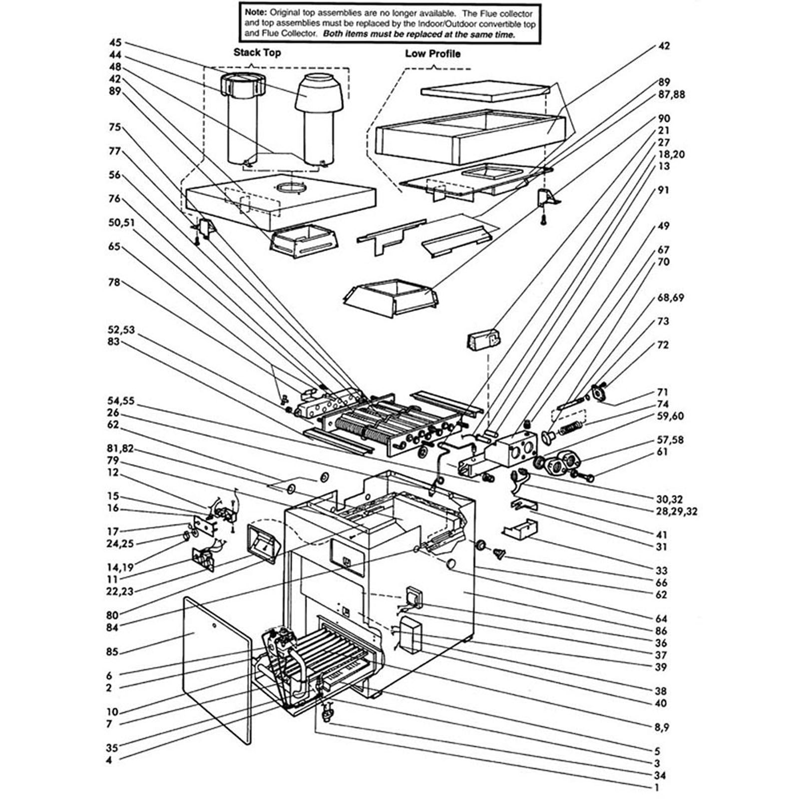 Waterpik Laars XE Series ES, ES II, EC Heaters (1984-89)