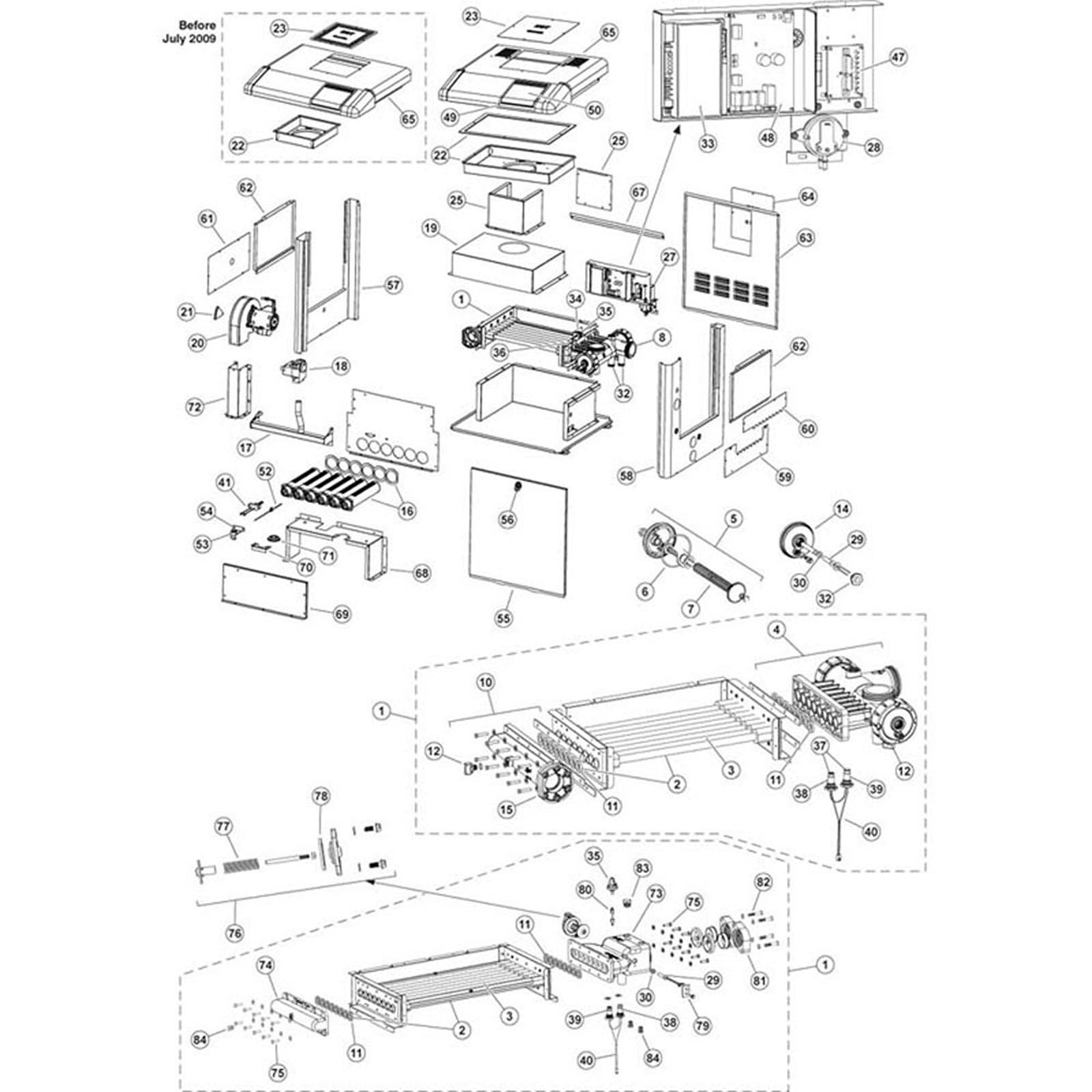 Zodiac Jandy LXi Low Nox Gas Heater (2008–Present)