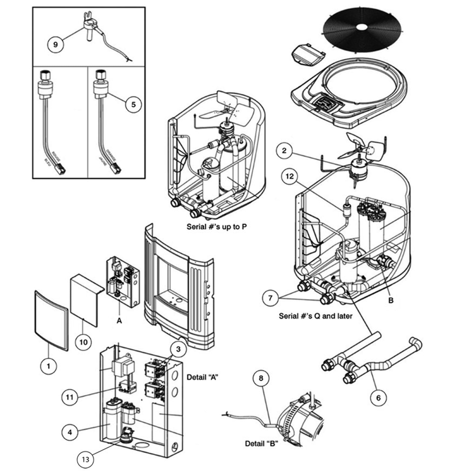 Zodiac Jandy AE-Ti Heat Pump,1500/2000/2500/3000,2006 - 2009