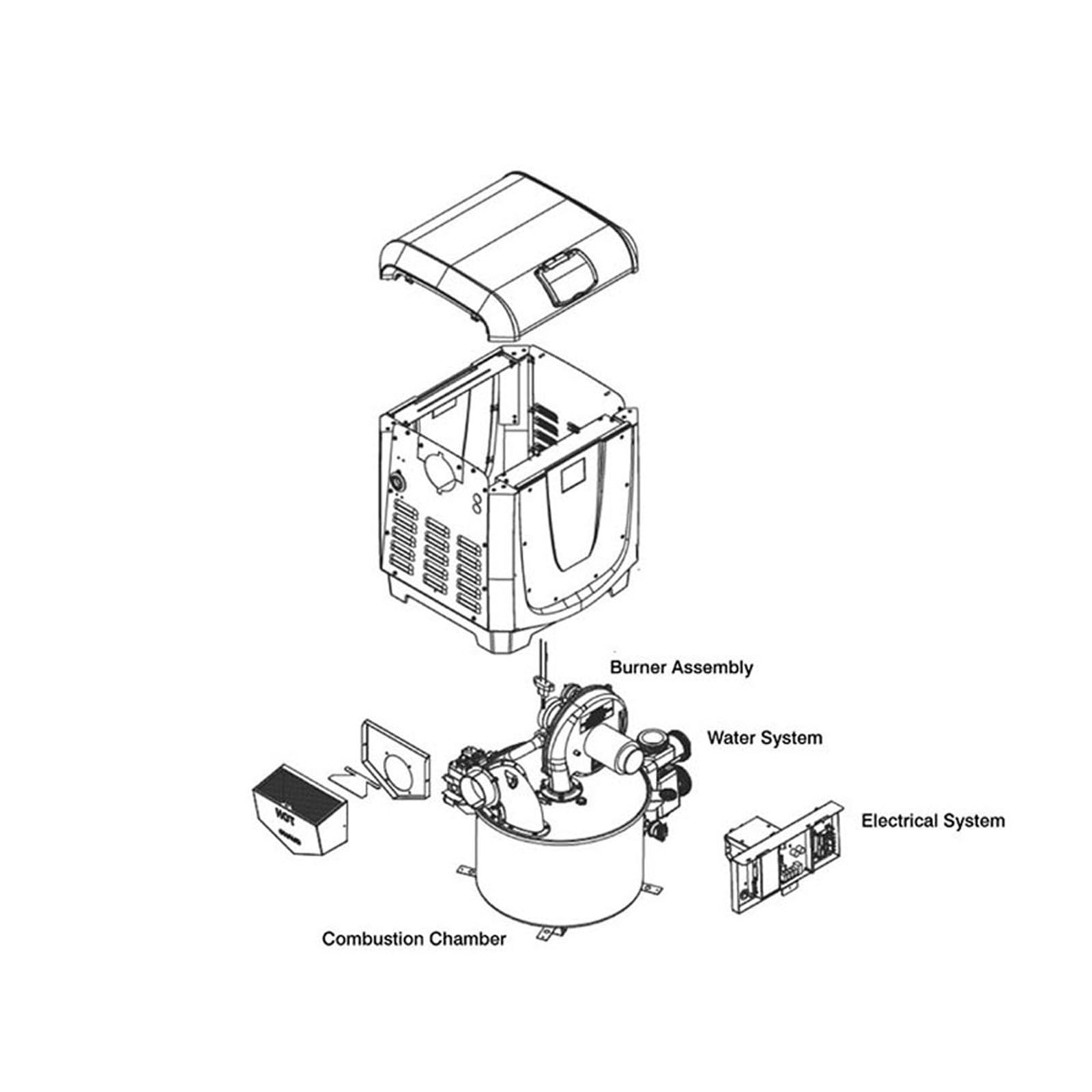 Zodiac Jandy JXi Gas Pool/Spa Heater