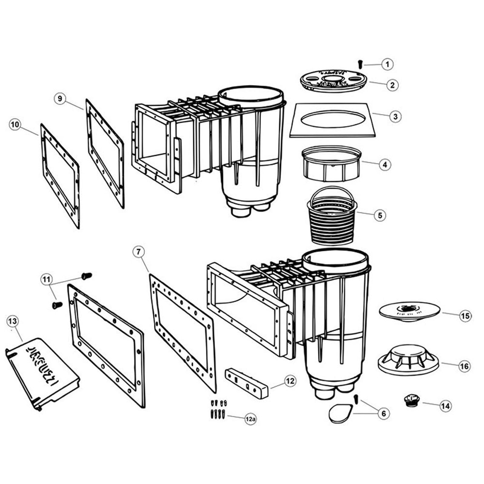 Jacuzzi Deckmate Series Skimmer Vinyl/Fiberglass