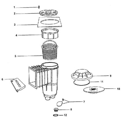 Jacuzzi Deckmate Series Skimmer Gunite