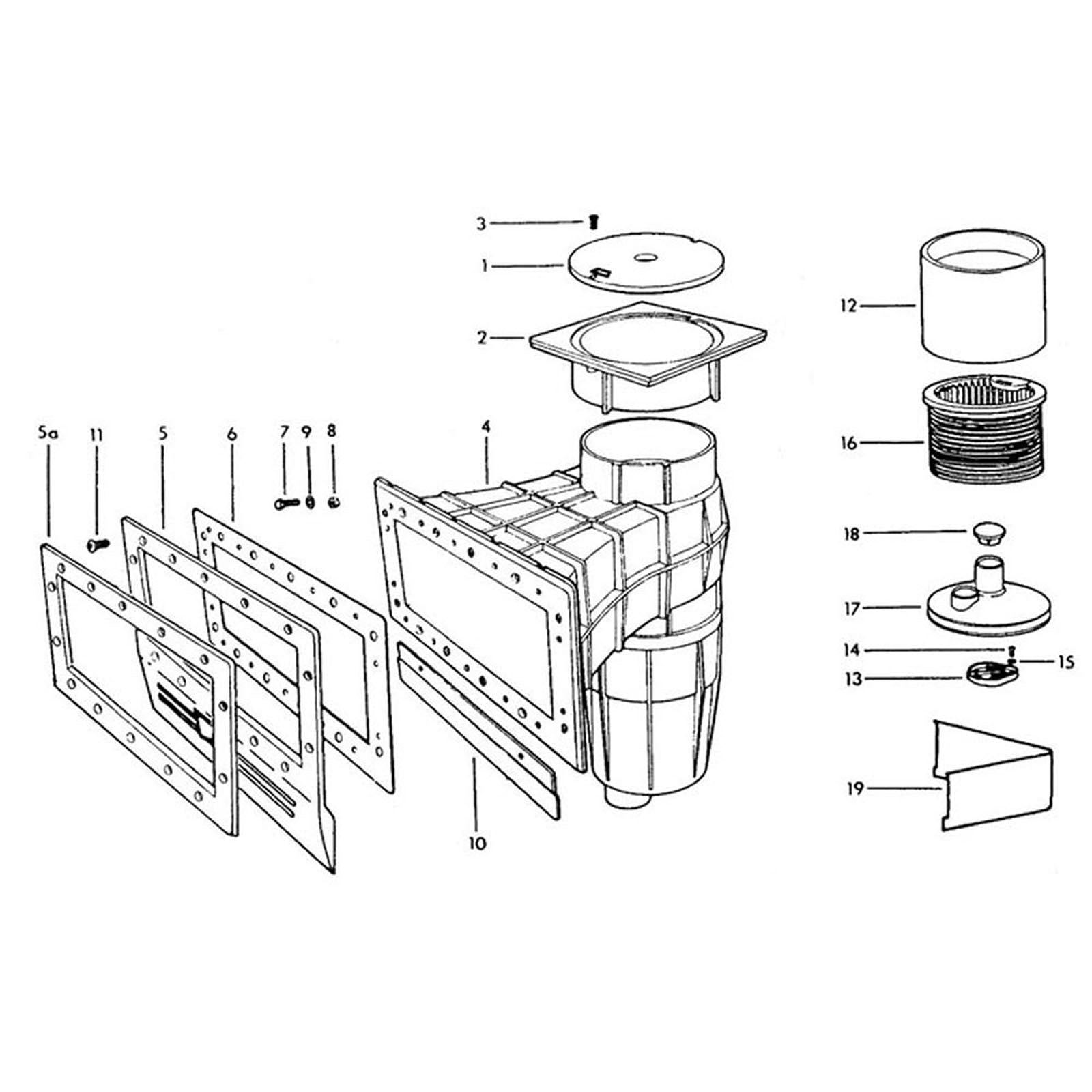 Jacuzzi WL, WC, WB Series Skimmers