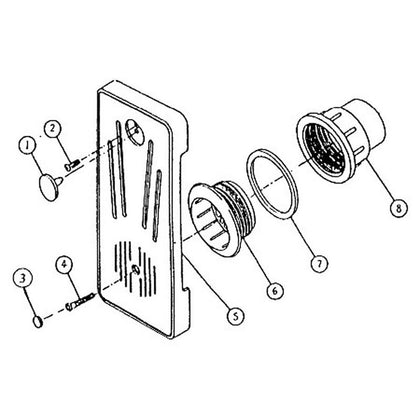 Sonfarrel/Martec 1-1/2" Strip Spa Skimmer