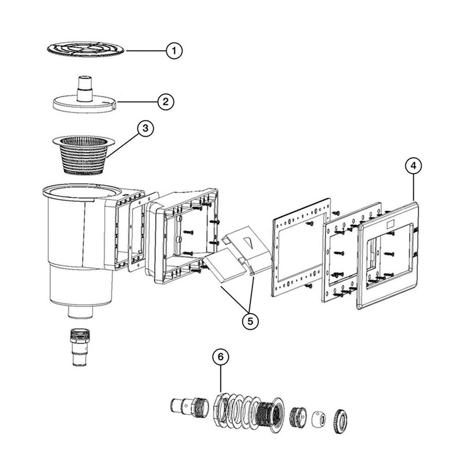 Astral Standard Above-Ground Wide Mouth Skimmer - 20891