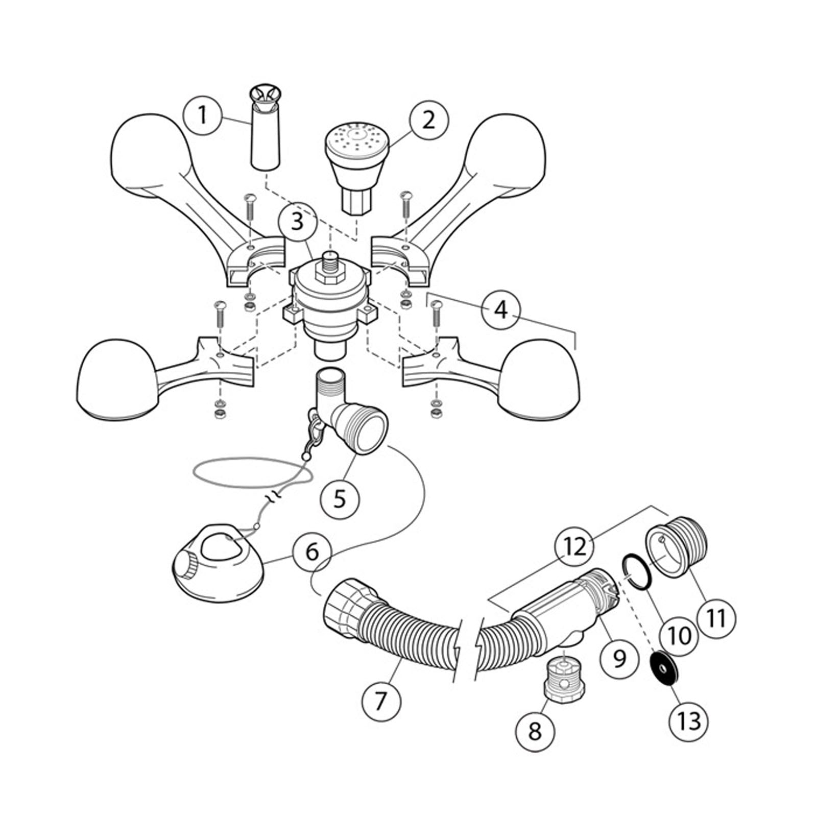 Zodiac Waterstars Fountain Replacement Parts