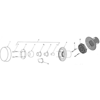 StaRite Swim Quip Wall Inlet 8428 (1-1/4") 8429 (1-1/2")