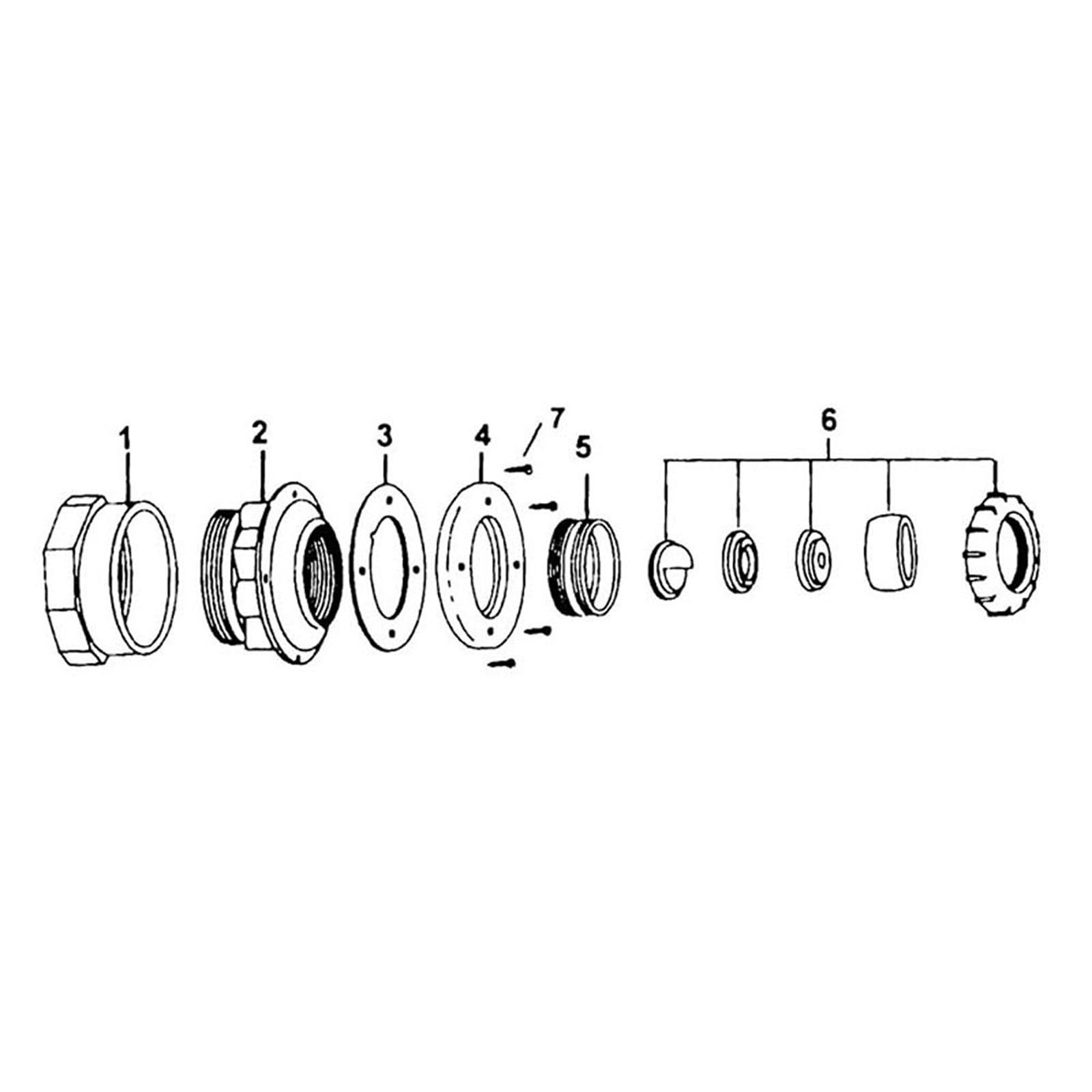 Jacuzzi Vinyl-Liner Return Fittings