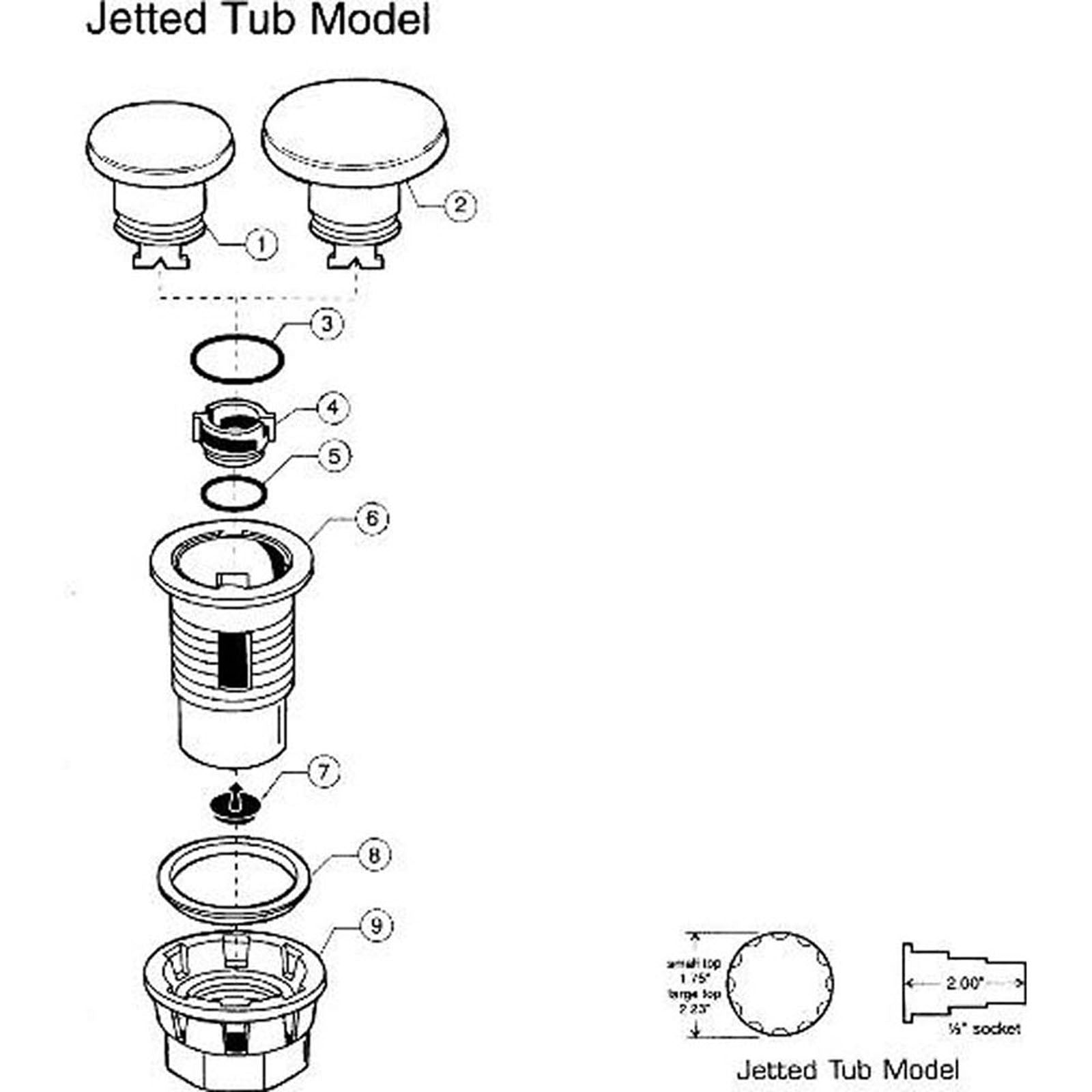 Air Control, Pentair, Jetted Tub