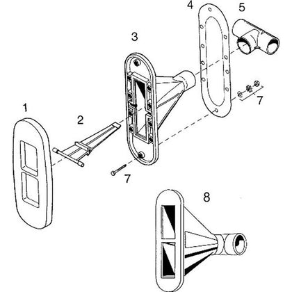 Pent Am Prod Aqua Fan Jet Assy