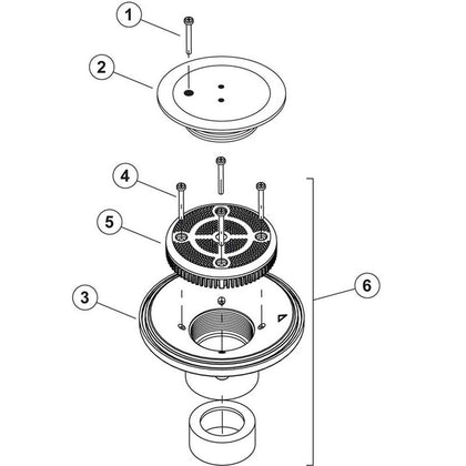 Aquastar Wall Inlet (Retrofits Sta-Rite/Pentair Model 8011)