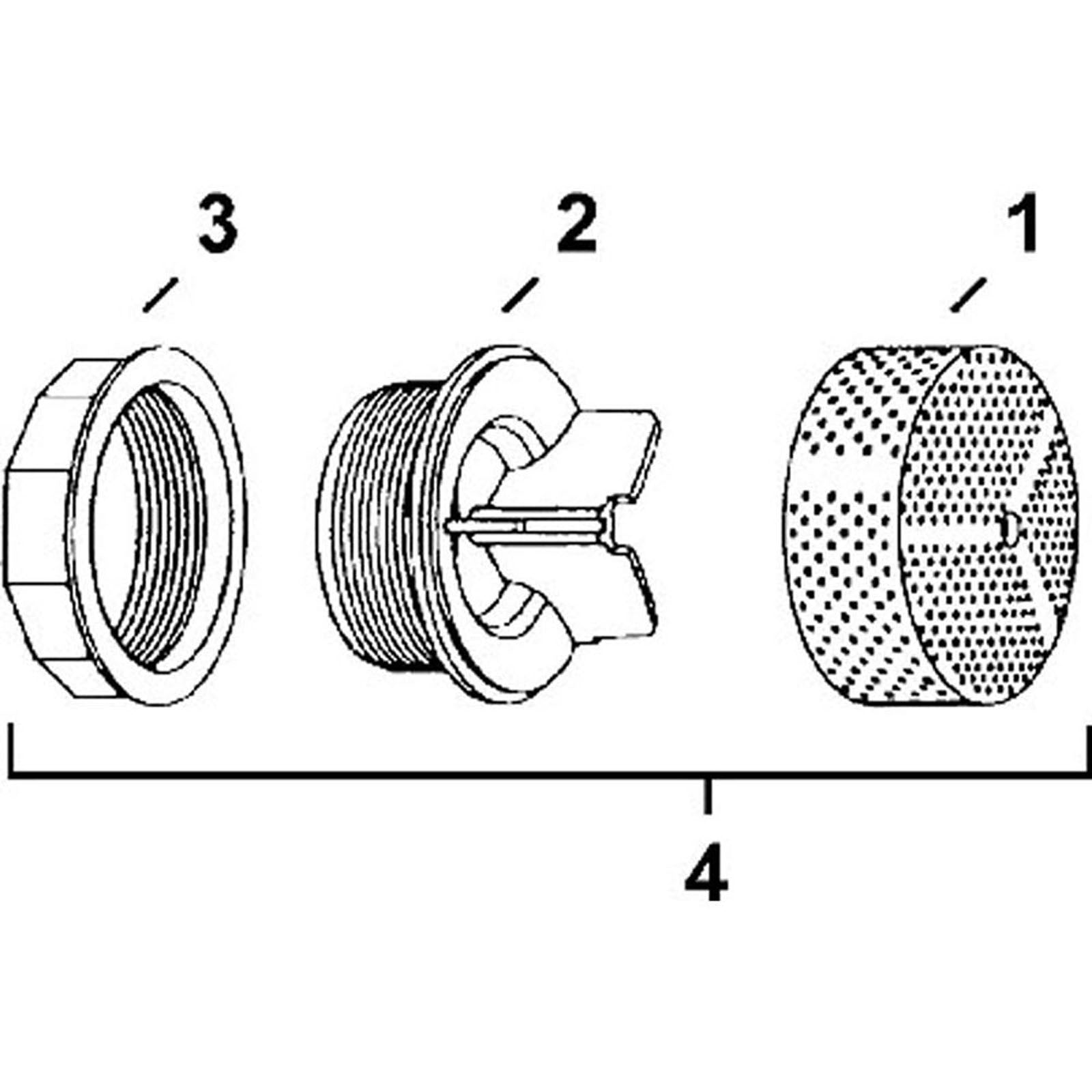 HydroAir 4" Suction Assy