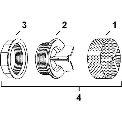 HydroAir 4" Suction Assy