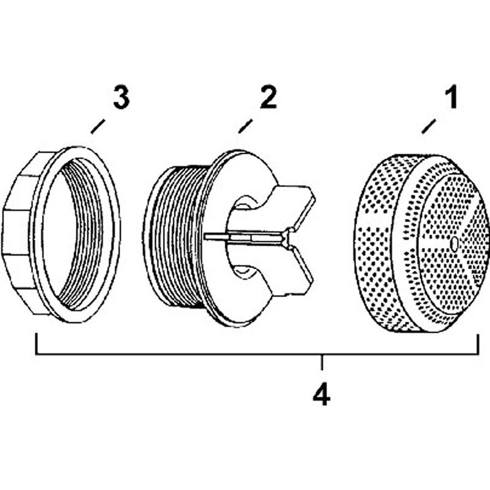 HydroAir 5" Suction Assy