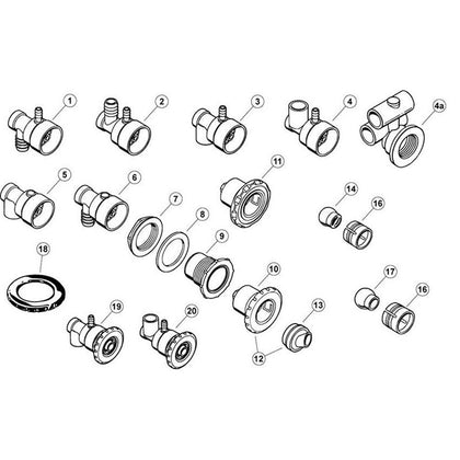 HydroAir Super Micro Magna Series - Adjustable Jet Assy