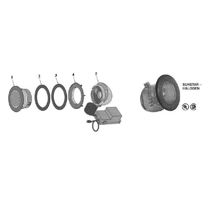 StaRite Sunstar Halogen Above Ground Pool Light