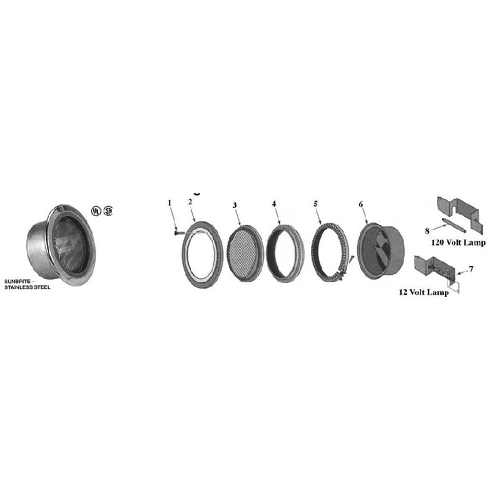 StaRite Sunbrite Stainless Steel Light