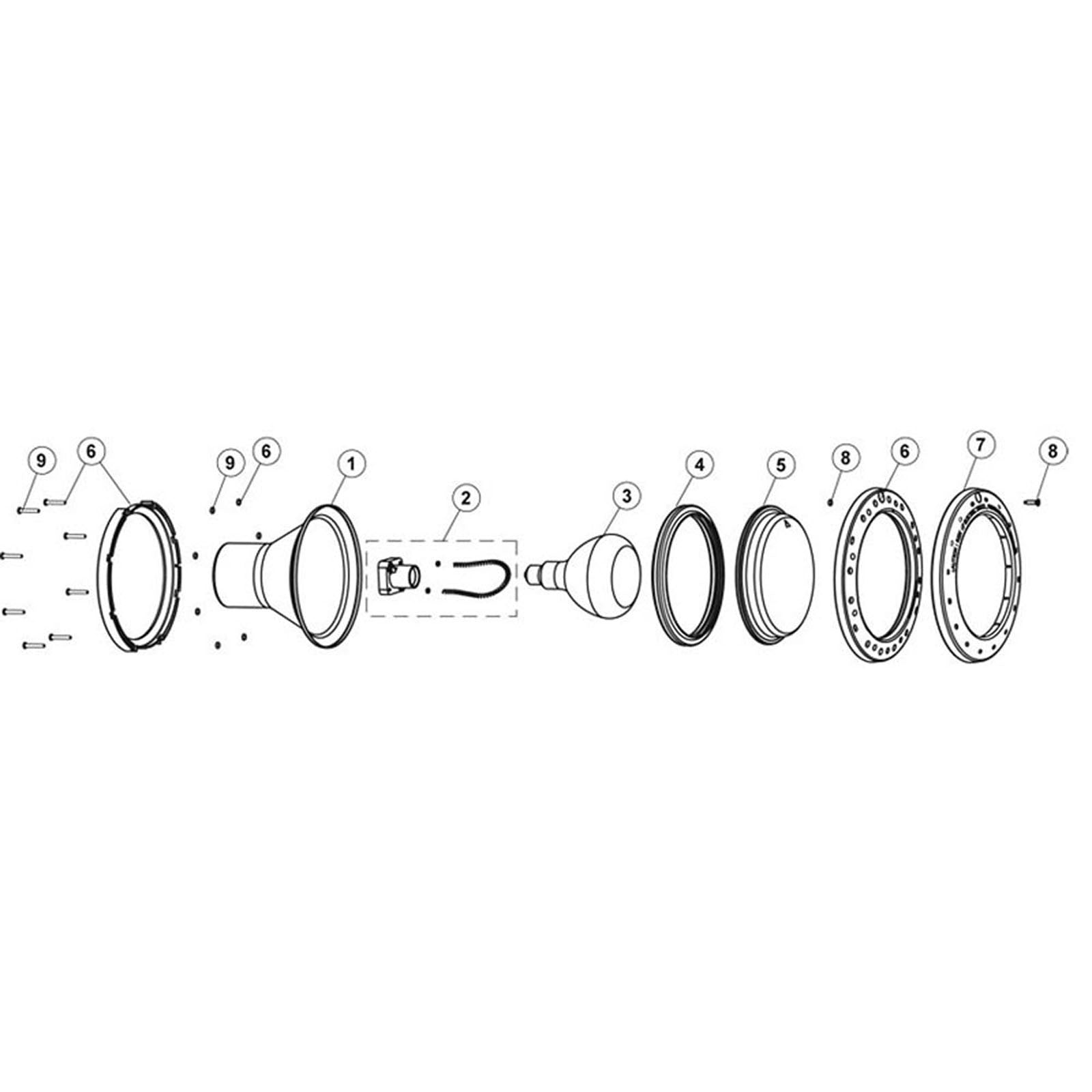 Zodiac Jandy White Large (Pool) Incandescent Light