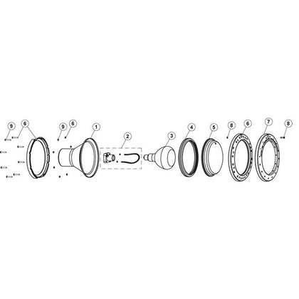 Zodiac Jandy White Large (Pool) Incandescent Light