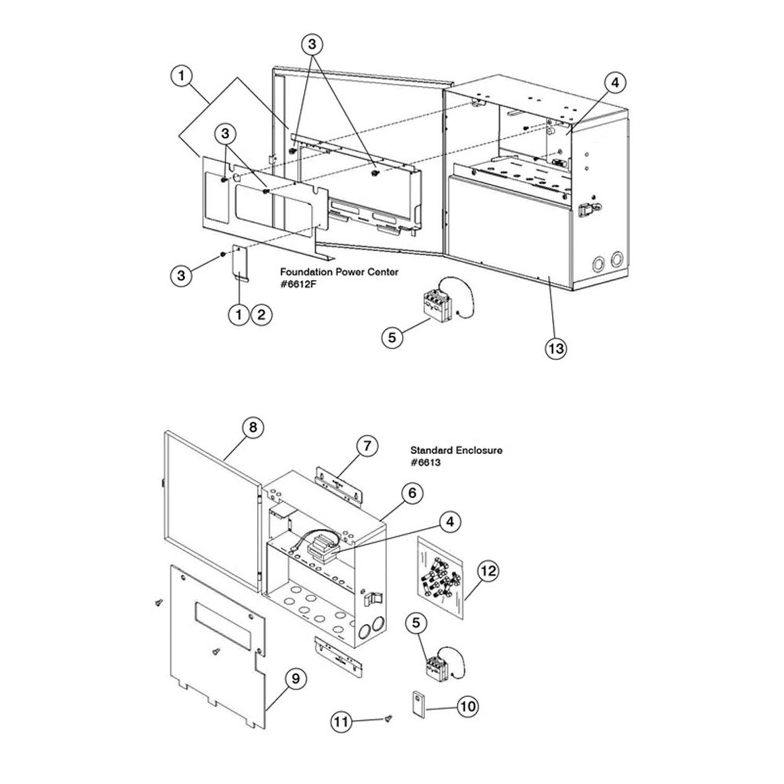 Zodiac Jandy AquaLink Power Center, Foundation/Standard