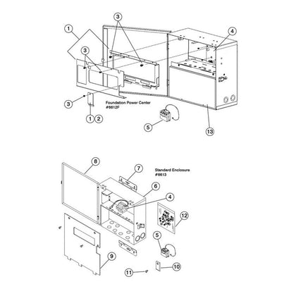 Zodiac Jandy AquaLink Power Center, Foundation/Standard