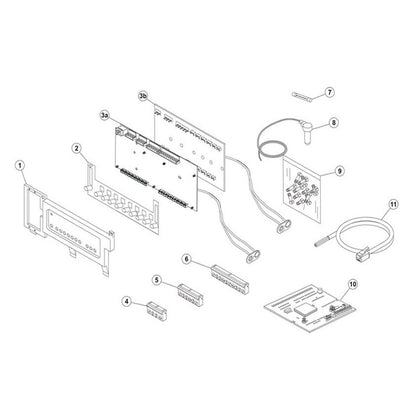 Power Center Printed Circuit Board/Bezel Parts, Low Voltage