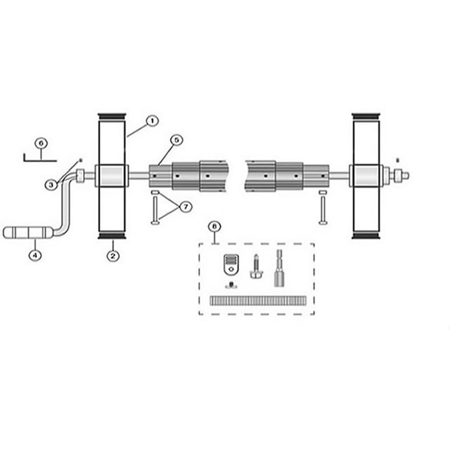 GLI Hurricane Series Reel System Replacement Parts