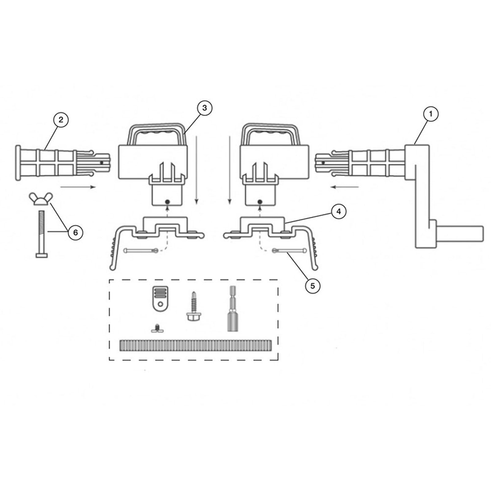 GLI Tidal Wave Reel System Replacement Parts