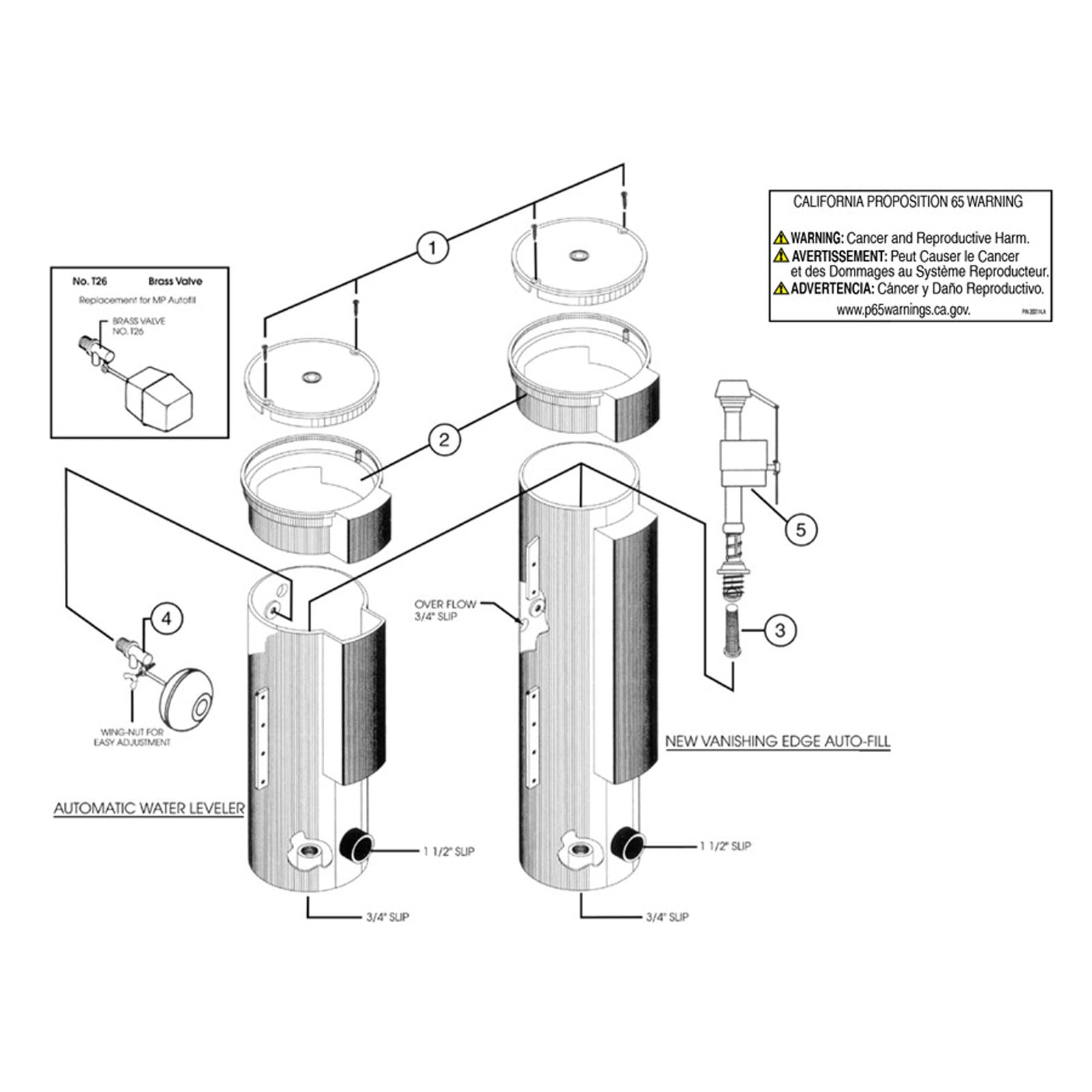 Pentair Automatic Water Leveler/Vanishing Edge AutoFill