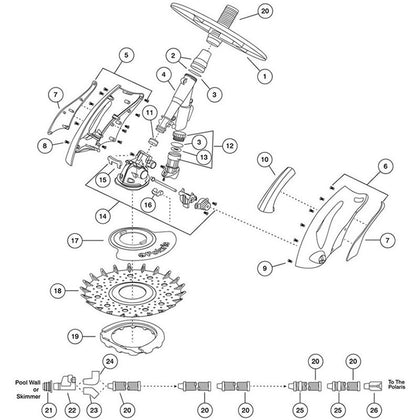 Polaris 140 Suction Side Cleaner