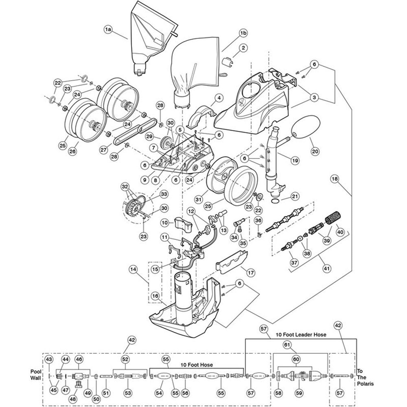 Zodiac Polaris TR35P, Pressure Side Cleaner