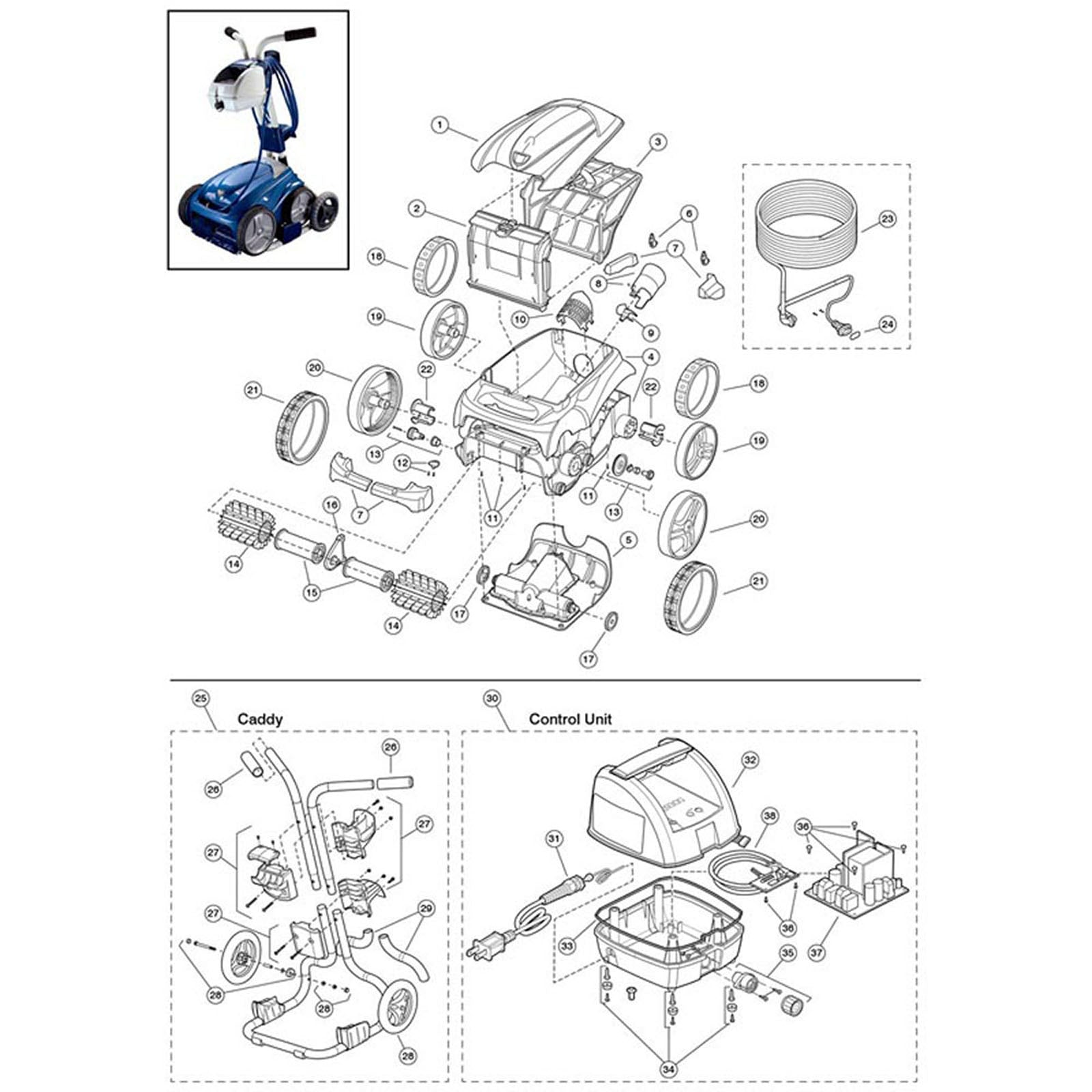 Zodiac Polaris 9300 Sport, Robotic Cleaner